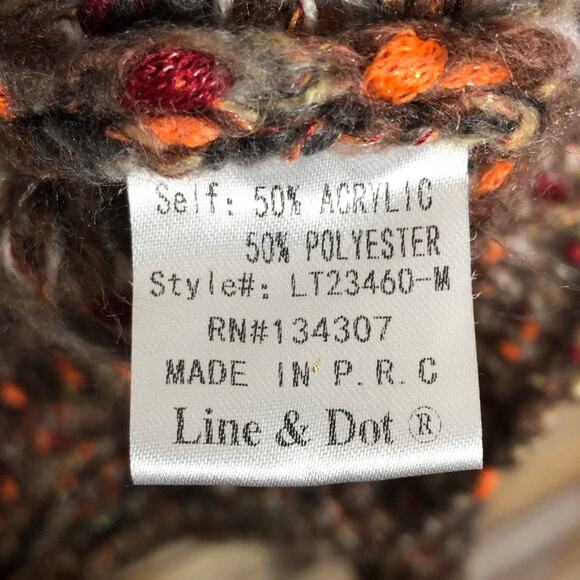 Line & Dot Multicolored Turtleneck Knit Sweater - Picture 7 of 10